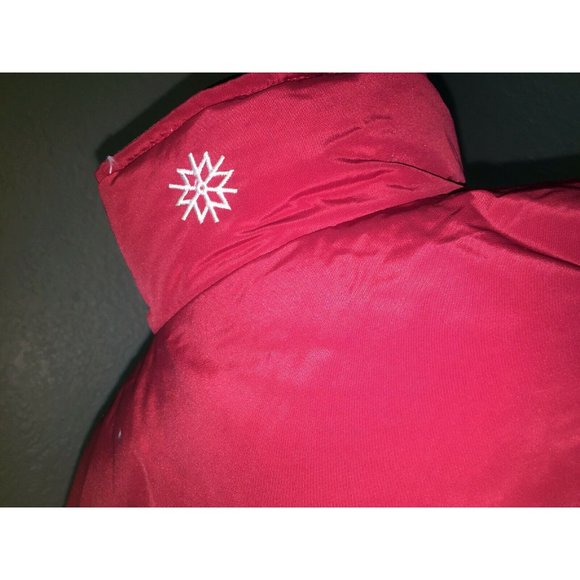 Red WEATHERTECH Jacket Mens LARGE Winter Skiing Water Repellant - Picture 6 of 11